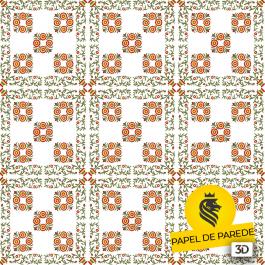 PAPEL DE PAREDE ADESIVO 3D - Azulejos      