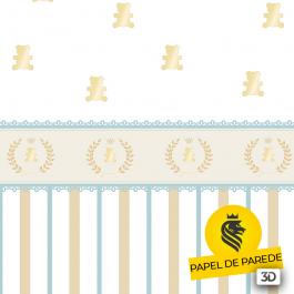 PAPEL DE PAREDE ADESIVO 3D - BABY