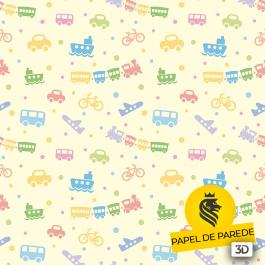 PAPEL DE PAREDE ADESIVO 3D - BABY      